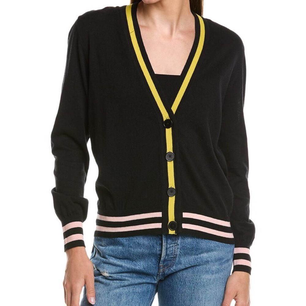 EUC 27 Miles Malibu Womens Graphic Cardigan Black Pink Skull Sz S